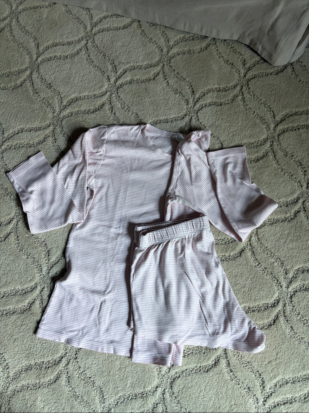 Lake Pajama Set - Pink and white stripe - Sz Medium